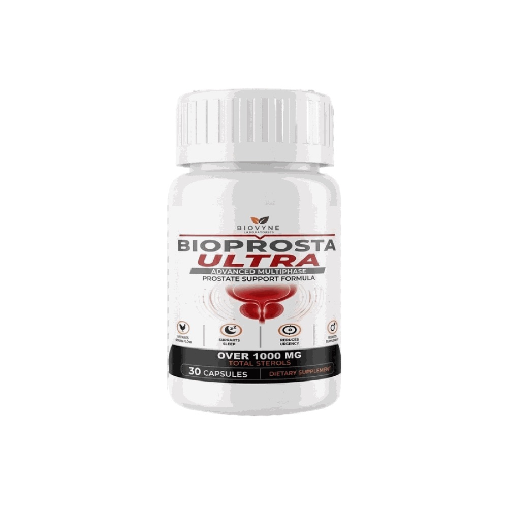 عبوة Bioprosta Ultra البيضاء بشريط أحمر