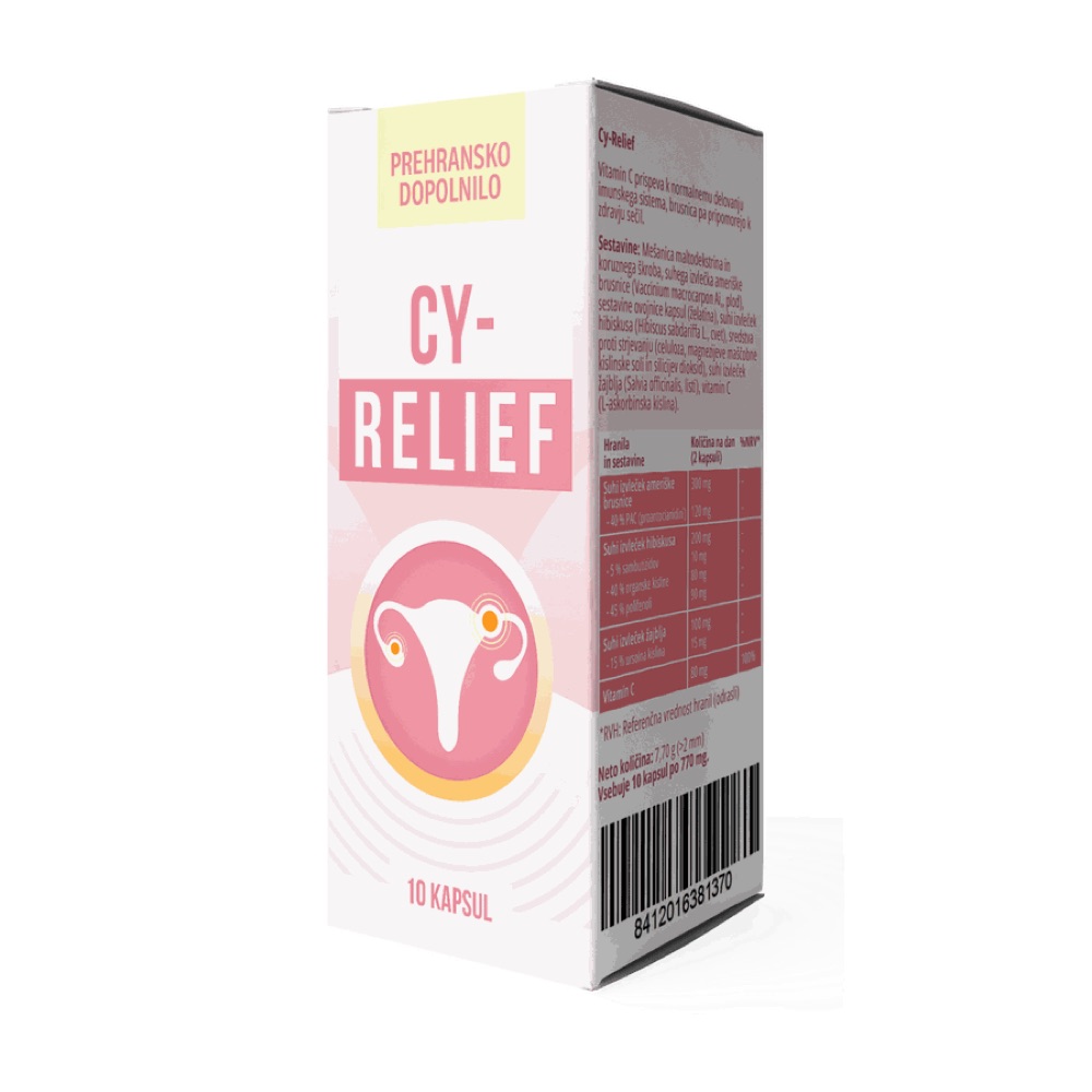Шишенце CY-Relief со 10 капсули