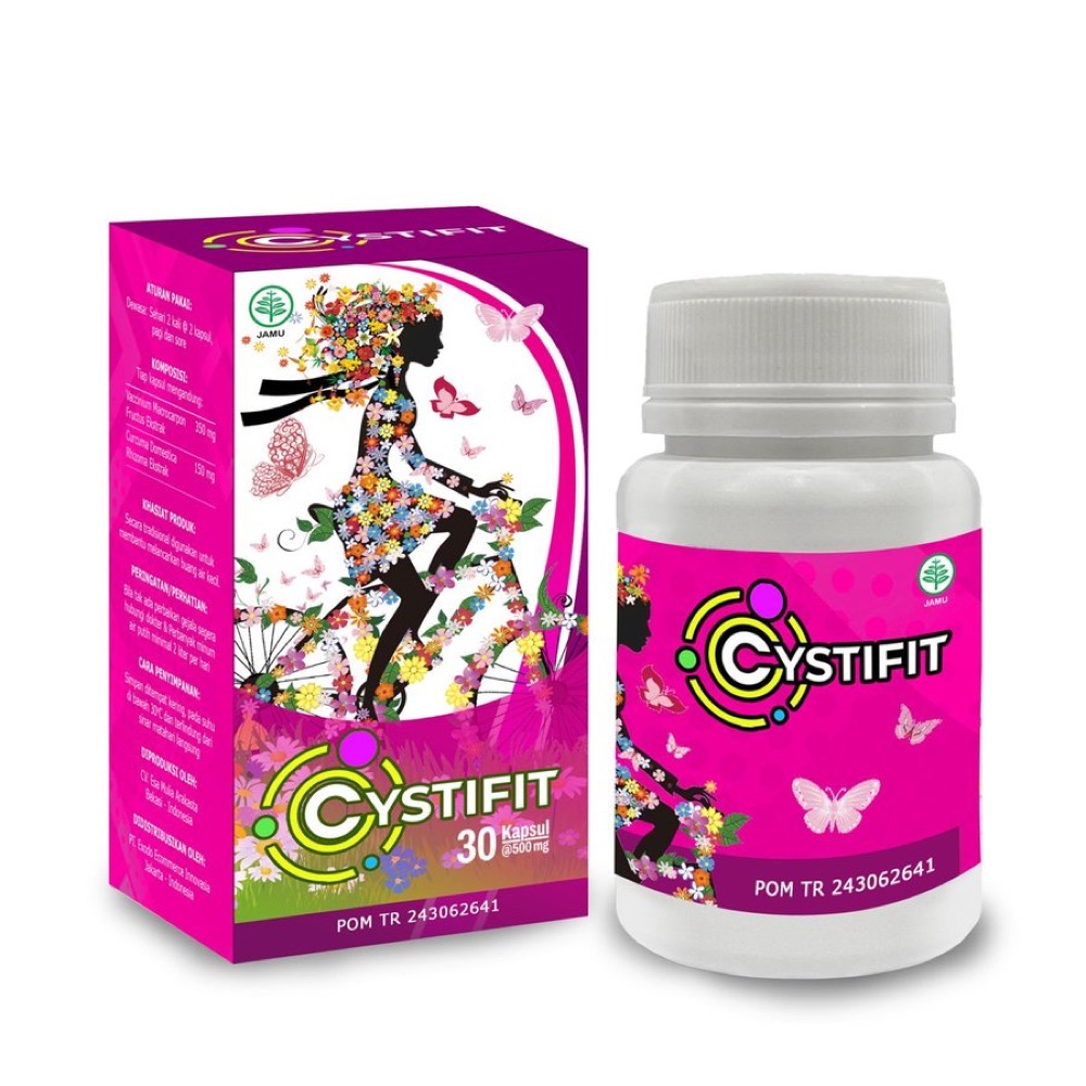 Kemasan jamu Cystifit