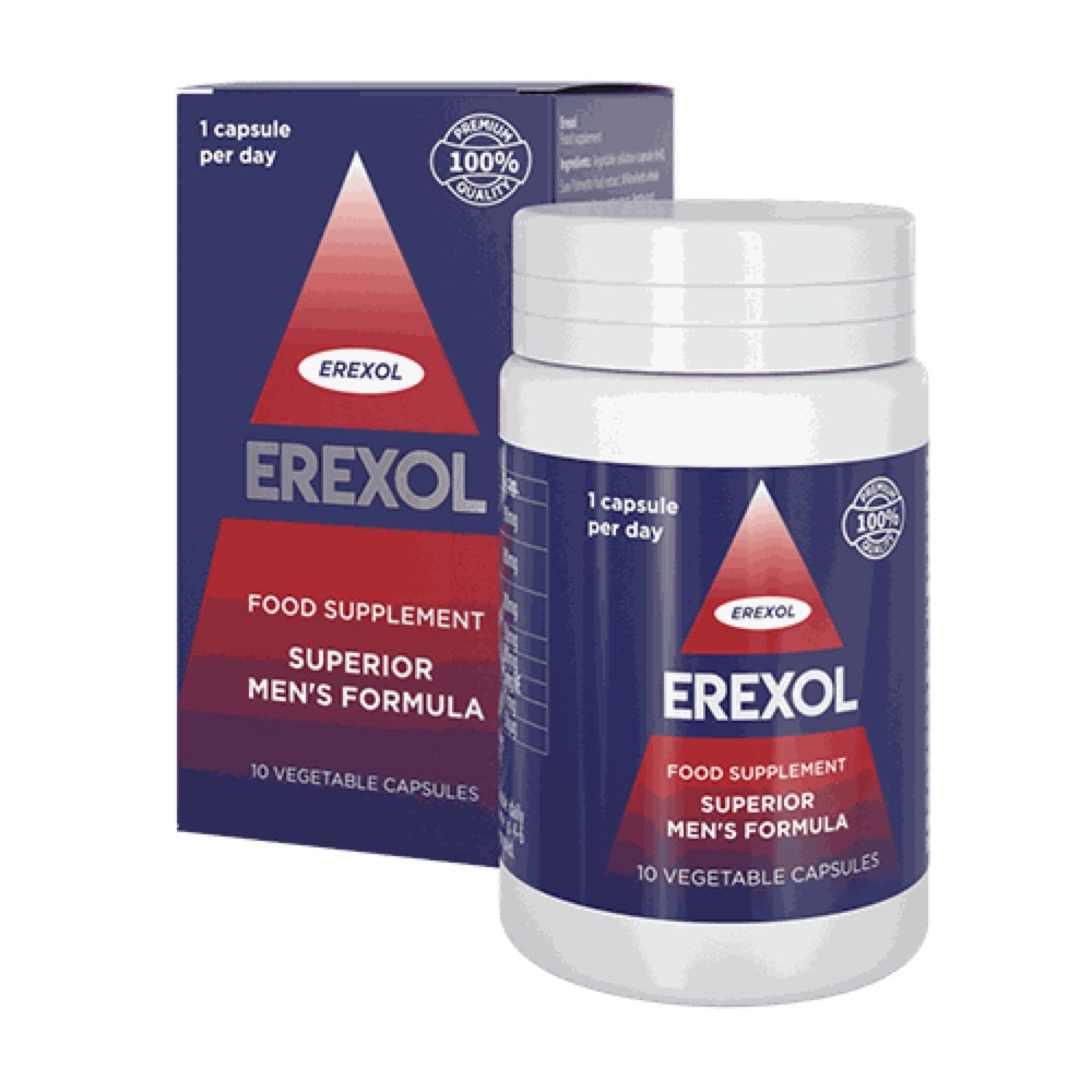 Packung Erexol mit 10 Kapseln