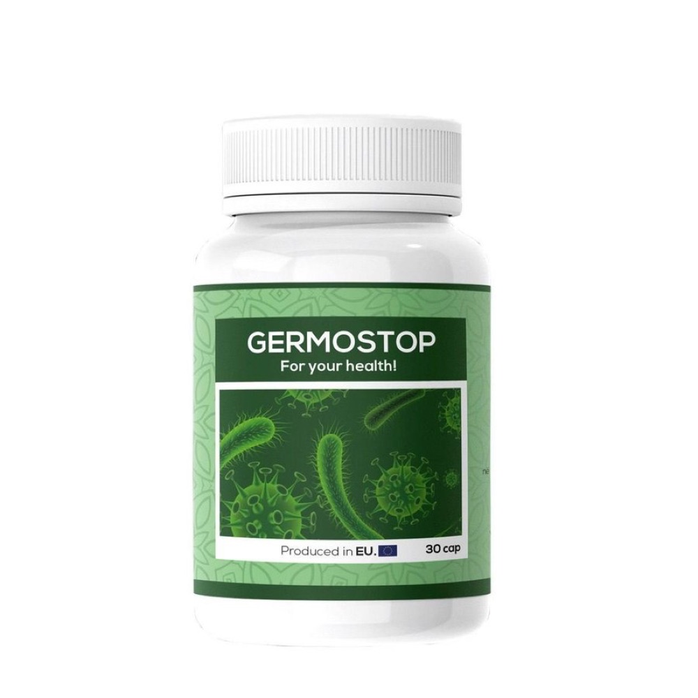 Shishja e gjelbër e Germostop, 30 kapsula