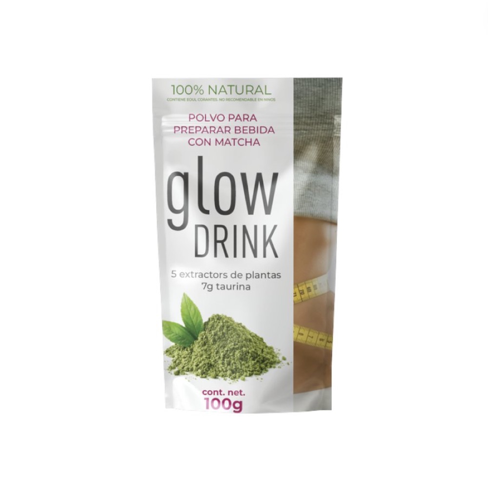 Empaque de Glow Drink en polvo