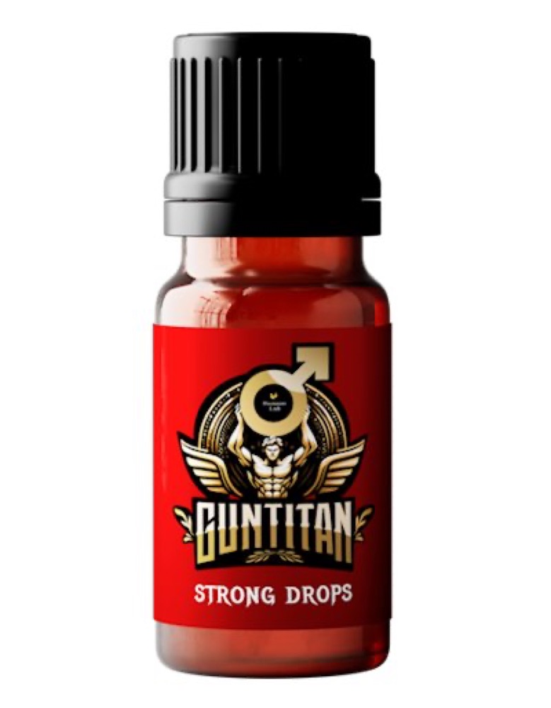 Червено шишенце GunTitan с капкомер