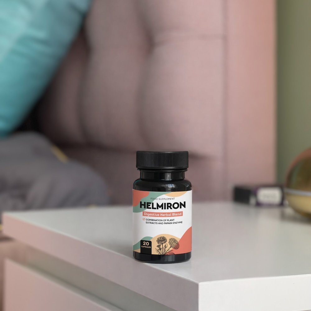 Stekleničica Helmiron z 20 kapsulami