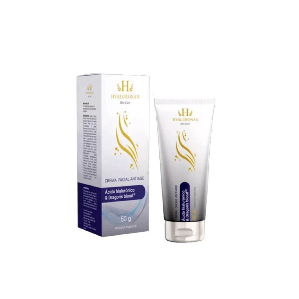Pomo blanco y violeta de Hyaluronan con su caja
