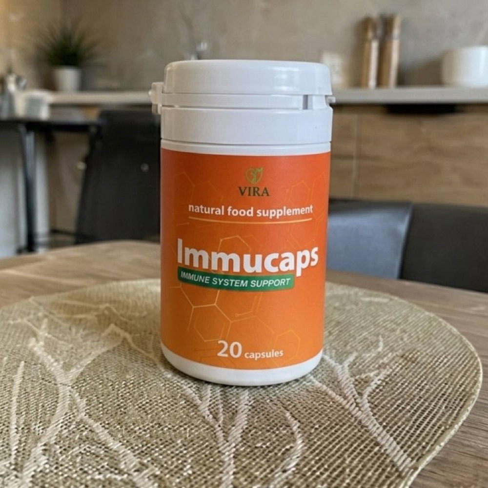 Vasetto arancione Immucaps