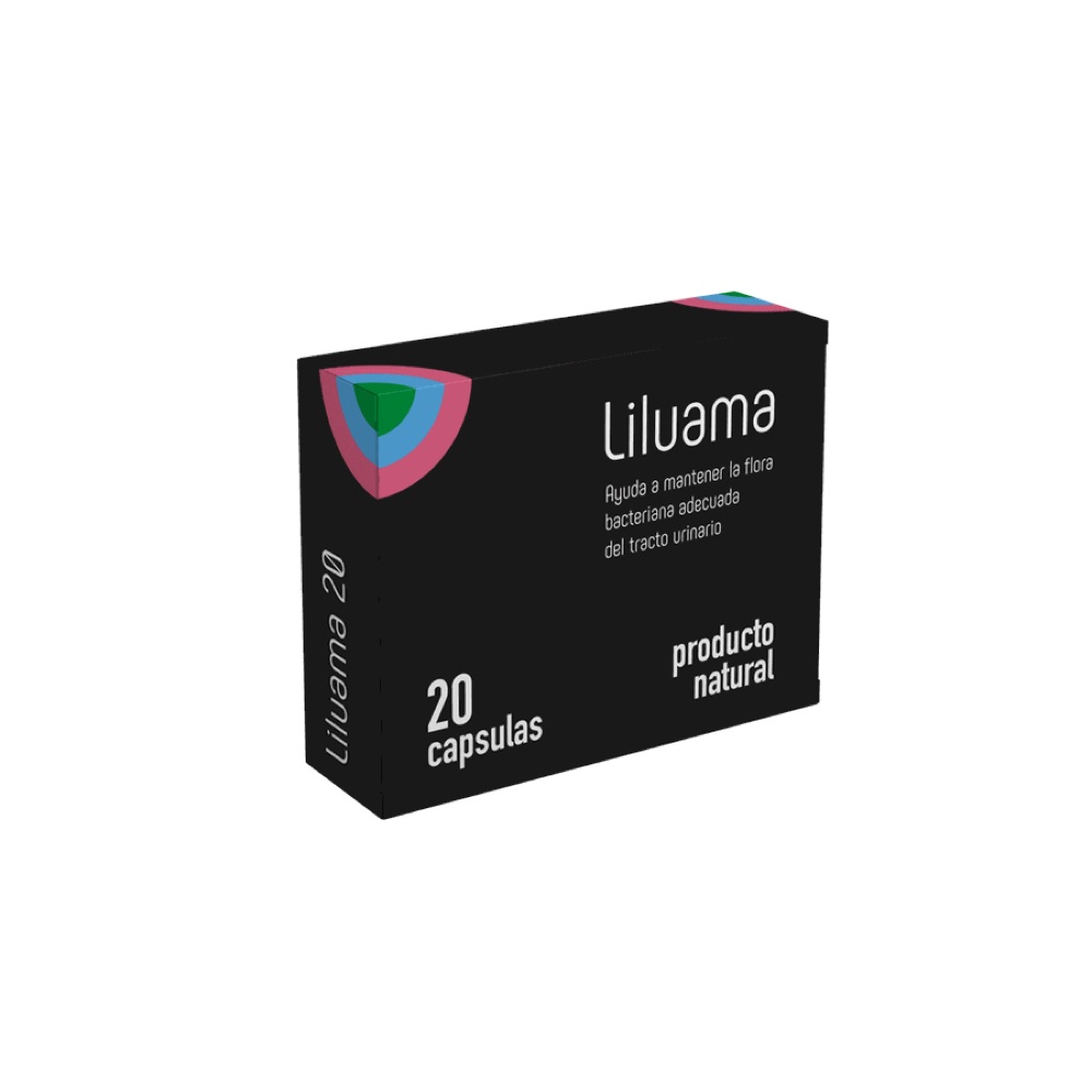 Caja negra de Liluama con blíster de cápsulas