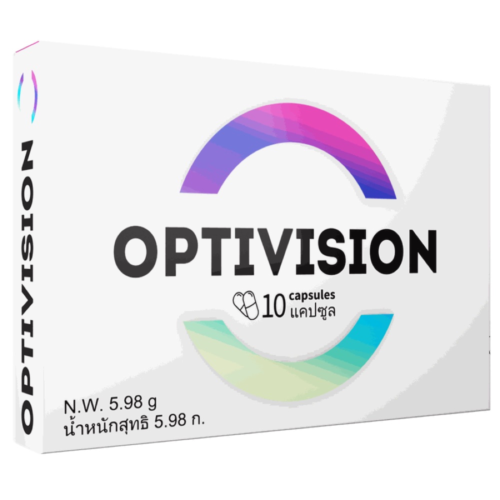 علبة Optivision وشريط كبسولات، 10 كبسولات