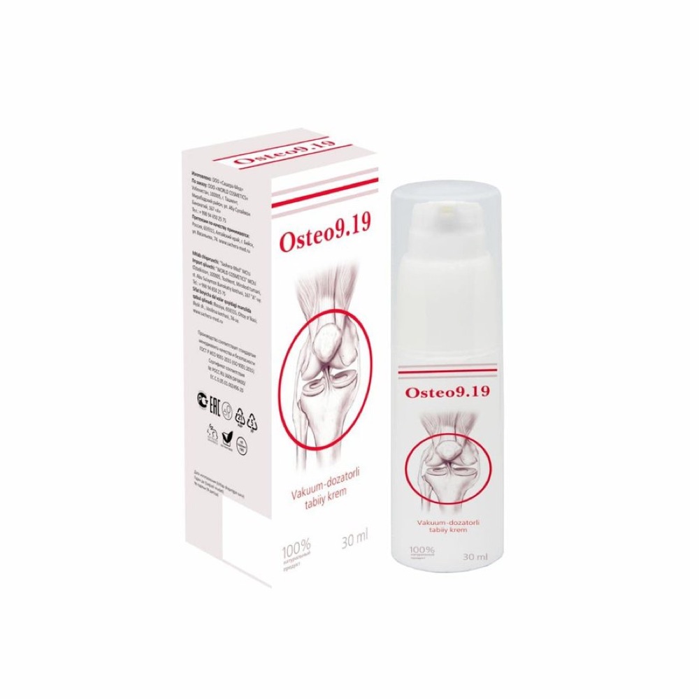 Osteo9.19 oq flakon va qutisi, 30 ml