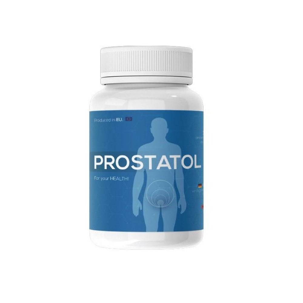 Shishja blu dhe e bardhë e Prostatol
