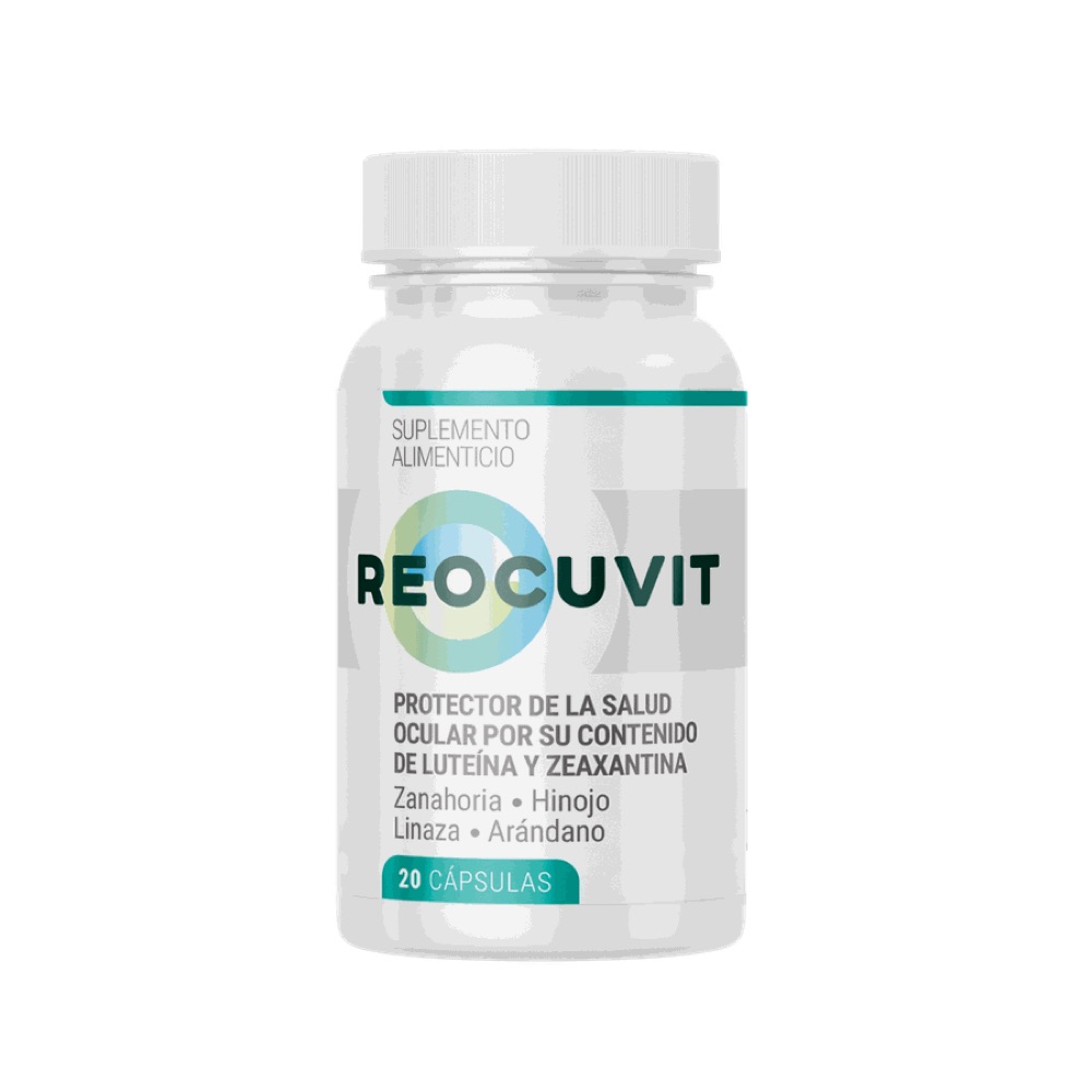 Frasco blanco de Reocuvit, 20 cápsulas