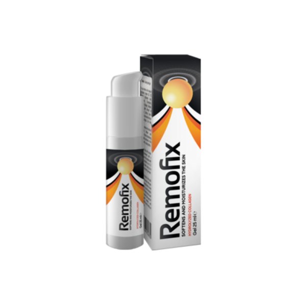 Remofix pumpás flakon és fekete-narancssárga doboz, 25 ml