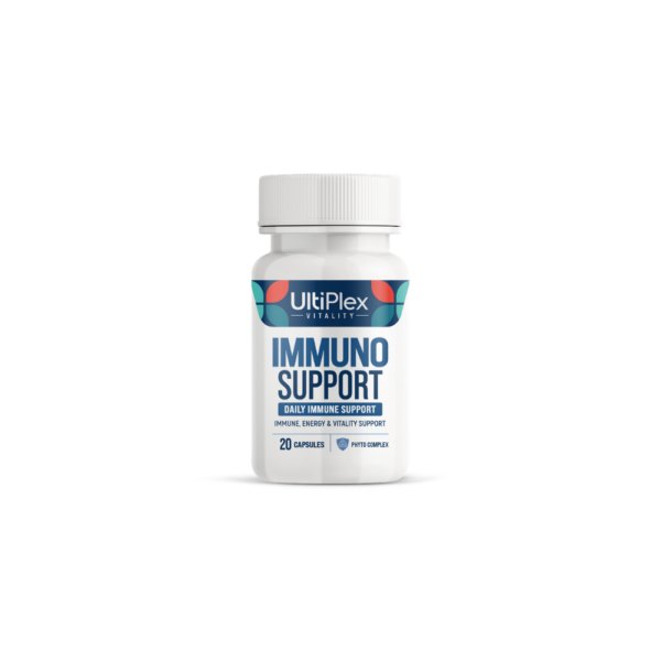 Fehér UltiPlex Vitality Immuno Support flakon, 20 kapszula