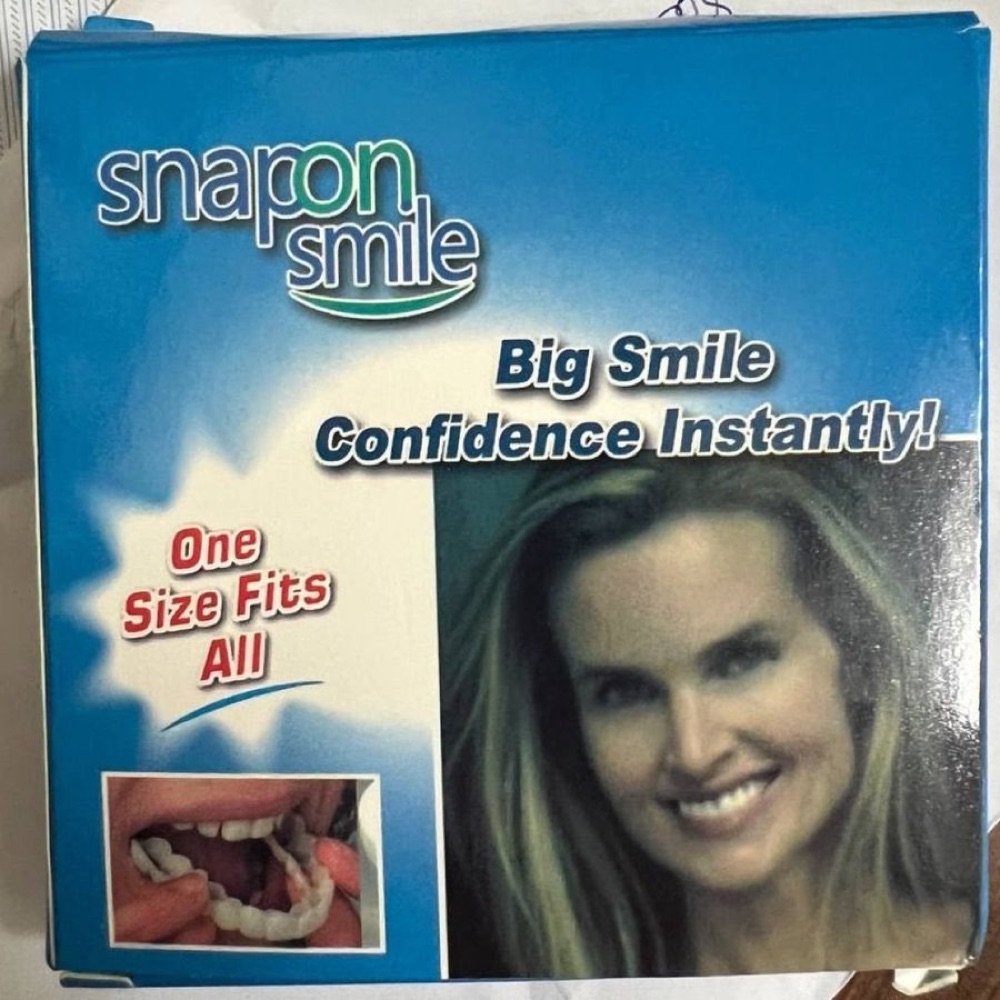 SnapOnSmile fogborítás kerek tokban