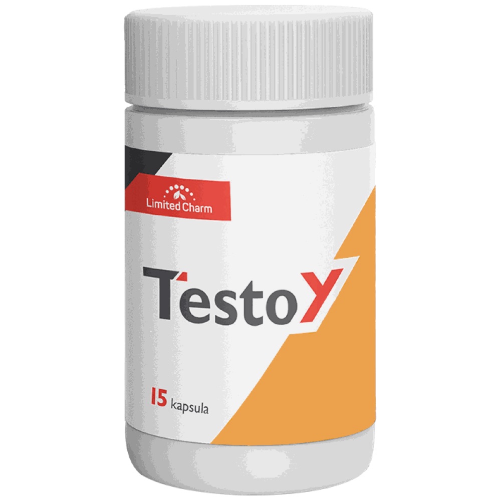 Stekleničica TestoY s 15 kapsulami