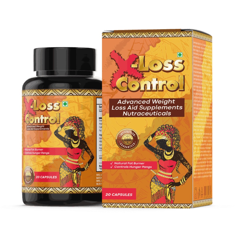 X-Loss Control carton and dark bottle, 20 capsules