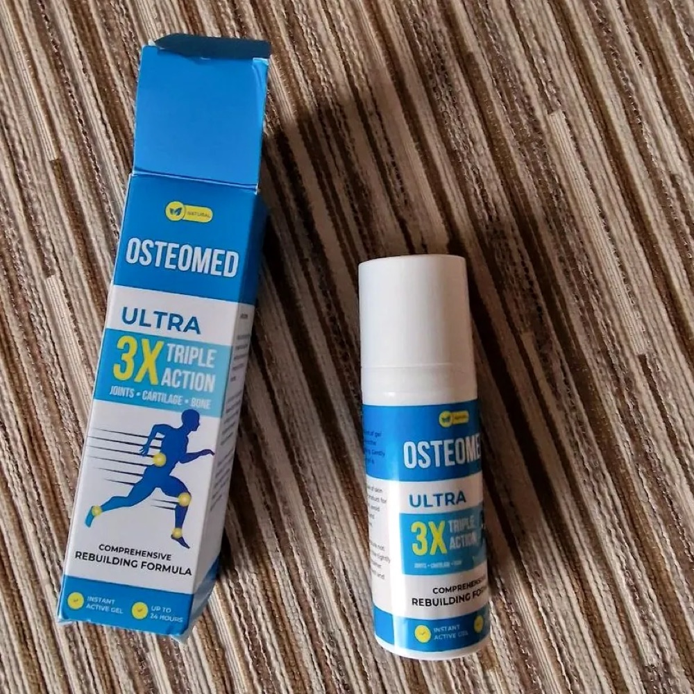 Osteomed: Massagegel · Airless-Pumpflasche